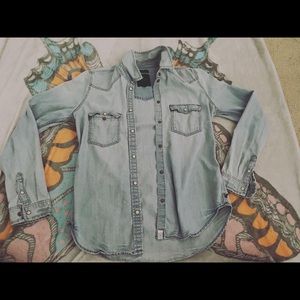 American eagle jean shirt